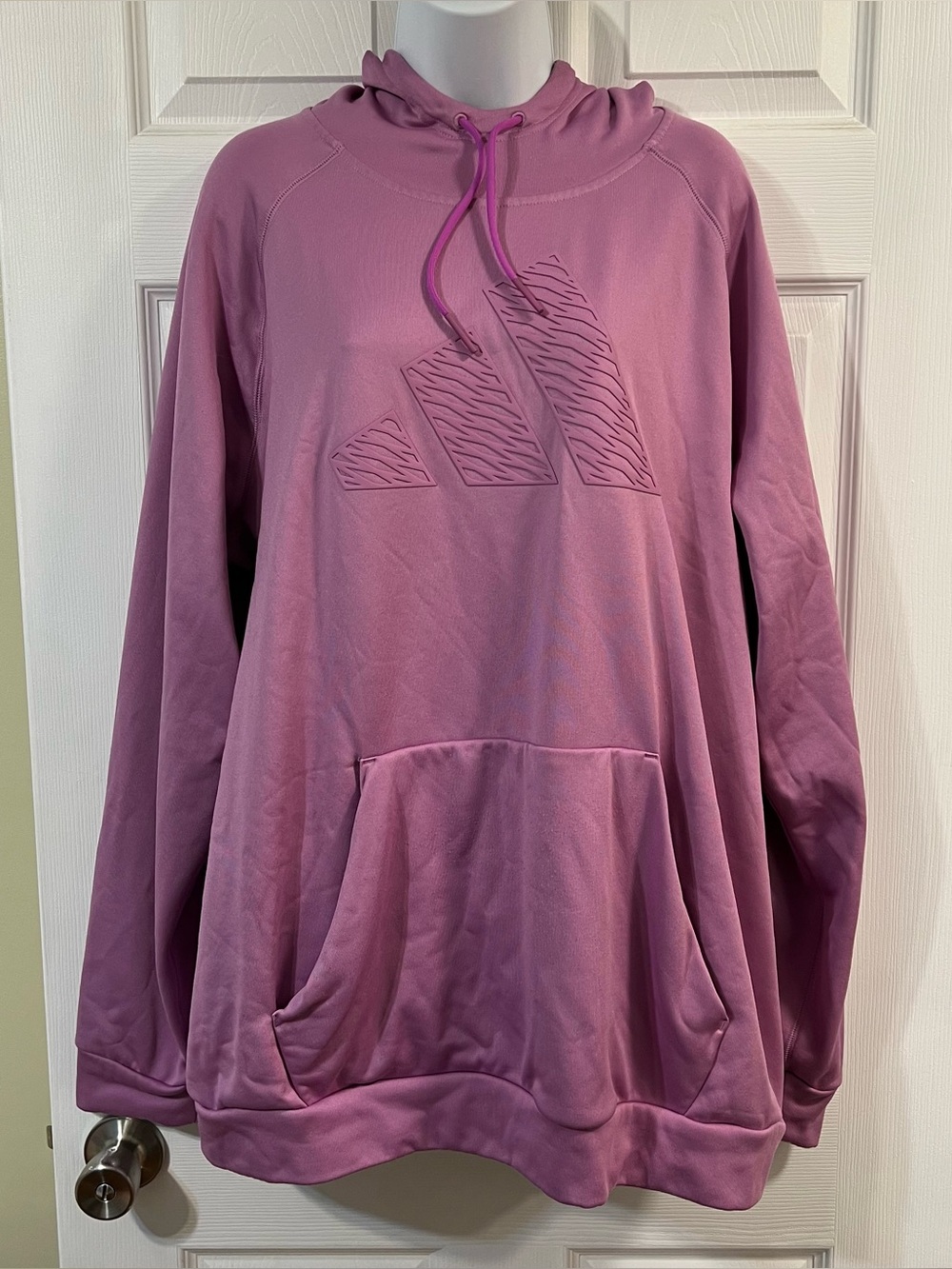 Adidas Pink Purple Pullover Cozy Hoodie